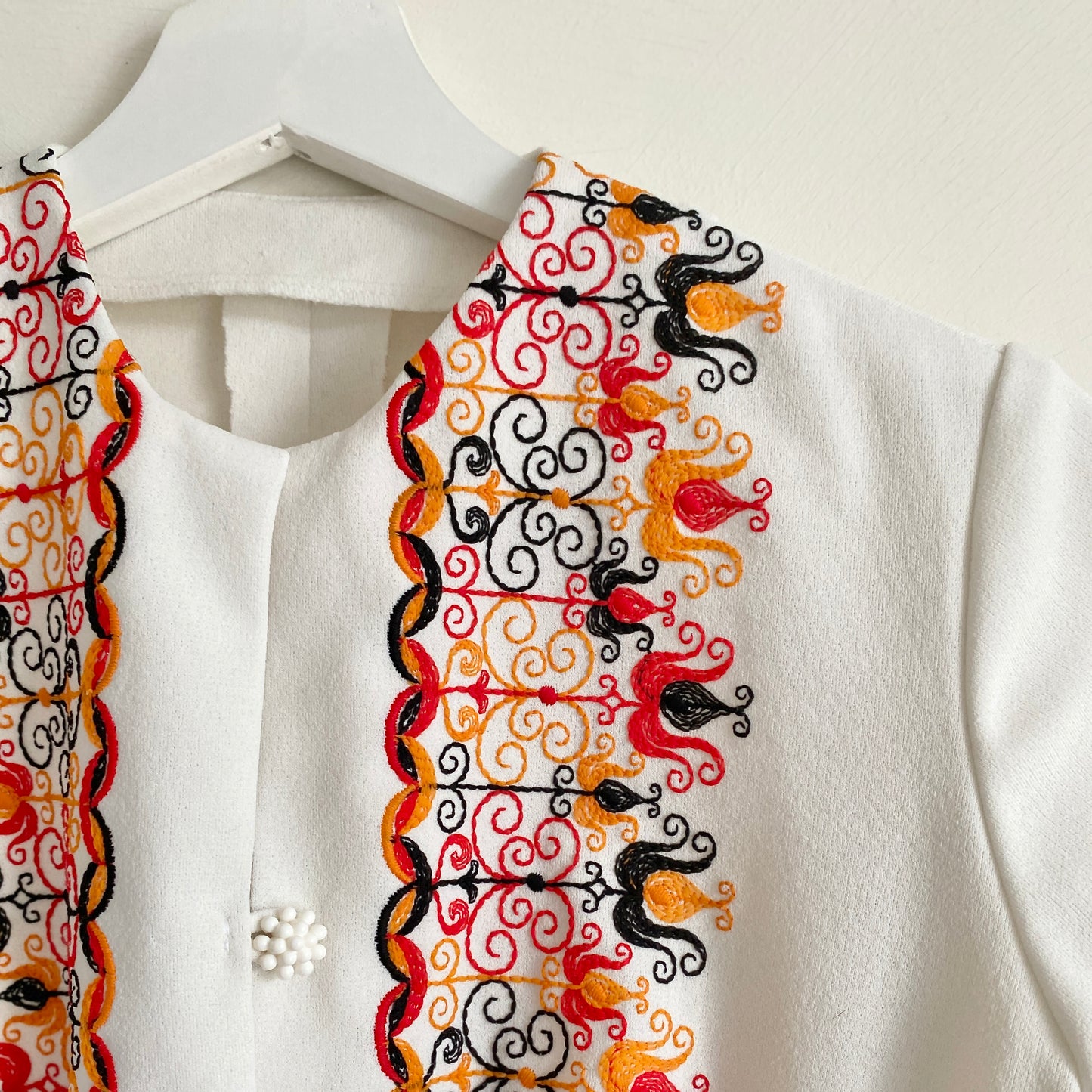 70s Embroidered Tunic Top