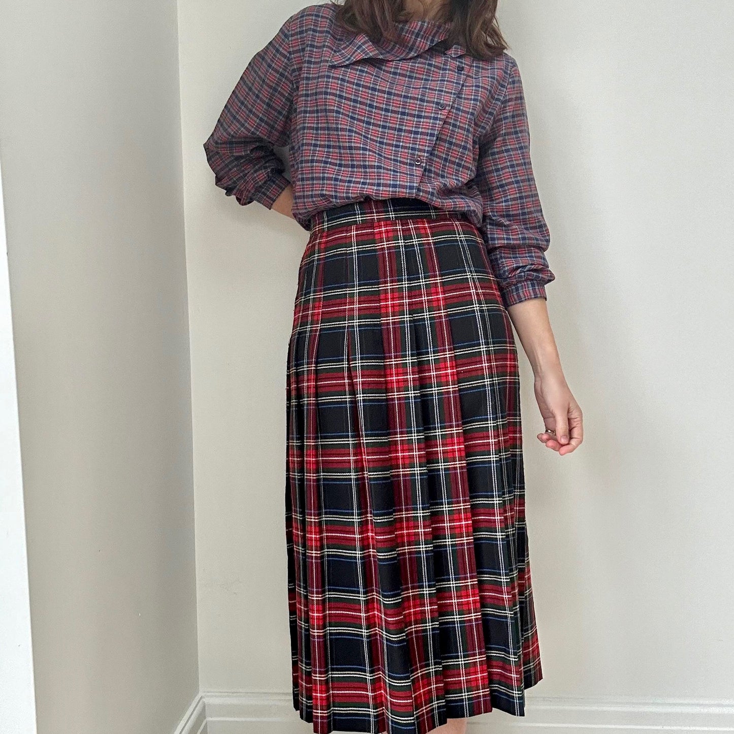 Tartan Pleat Skirt