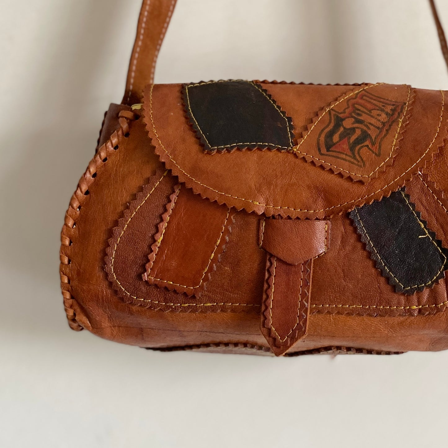 Small Tan Leather Bag