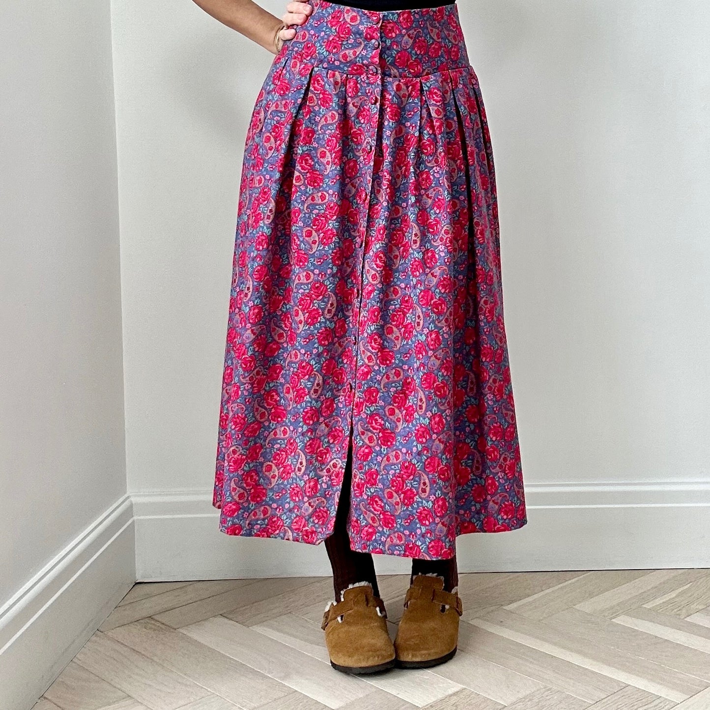 Laura Ashley Paisley Skirt