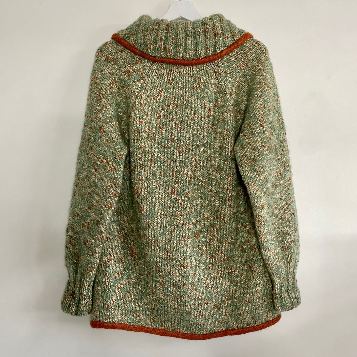 Green Hand Knitted Cardigan