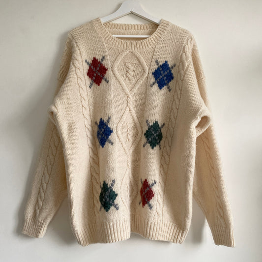 Argyle Wool Knit