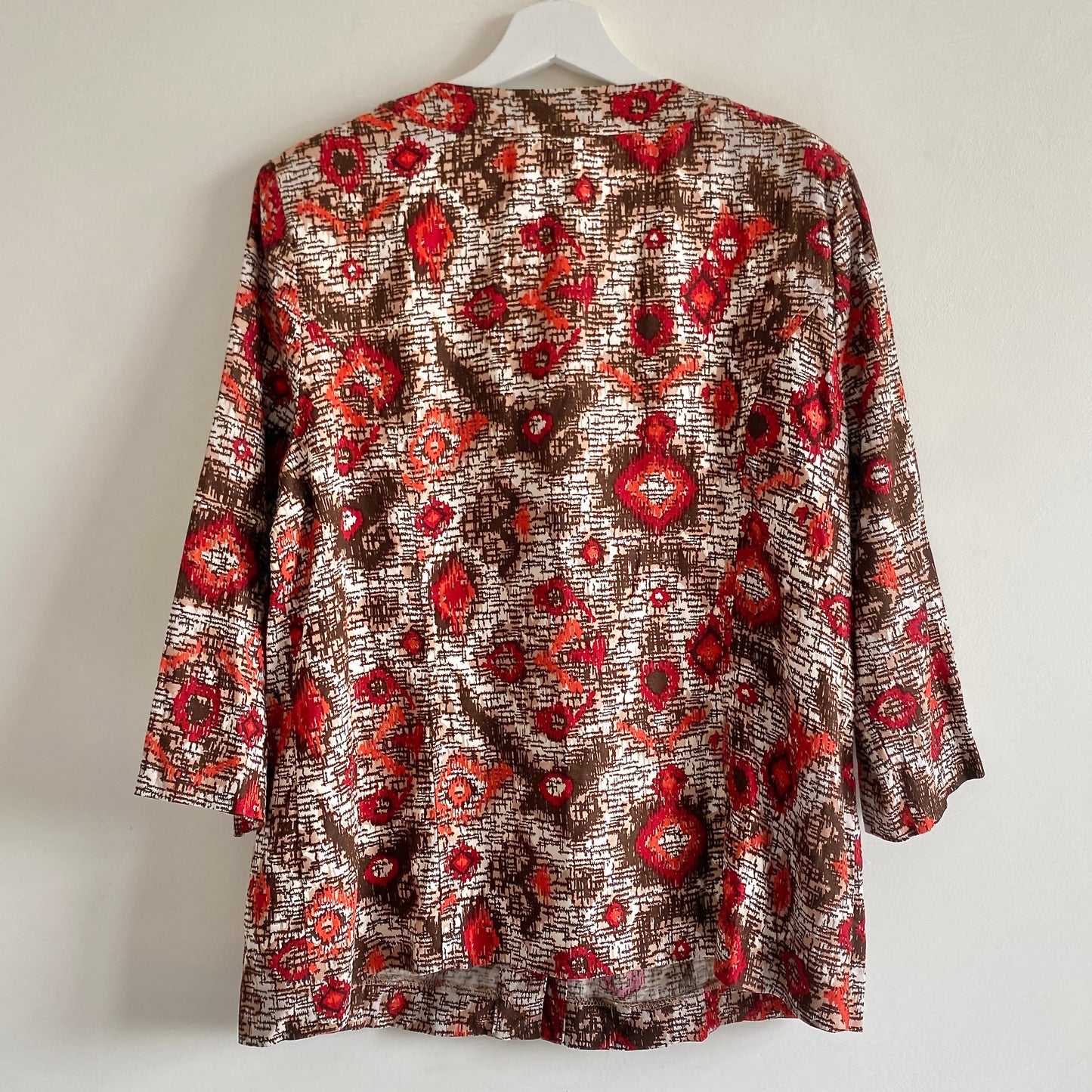 Red & Brown 80s Top Was £34