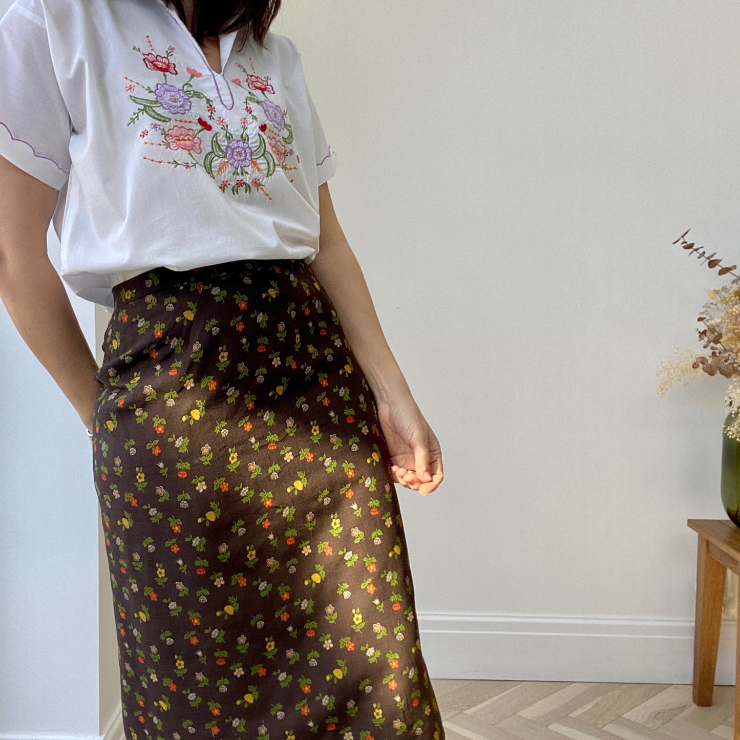 Floral 70s Skirt was £29