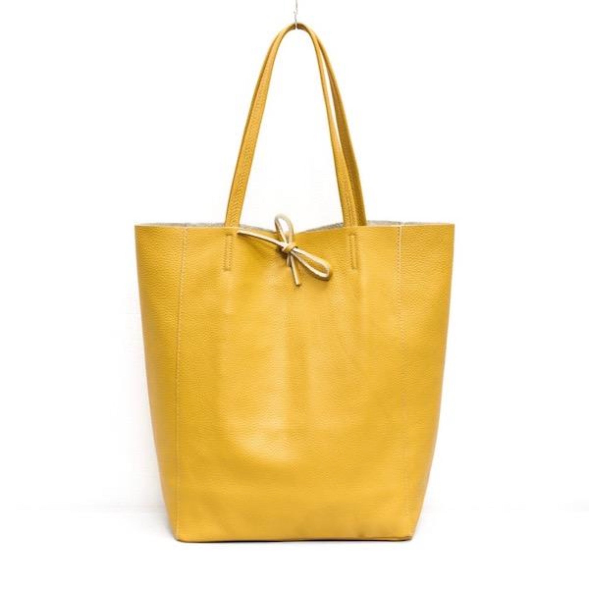 mustard leather laptop bag